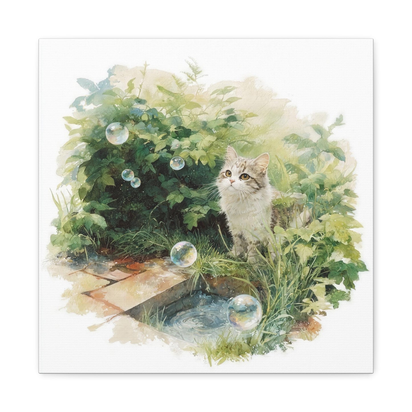 Canvas Print, Cat Lover Wall Art Decor