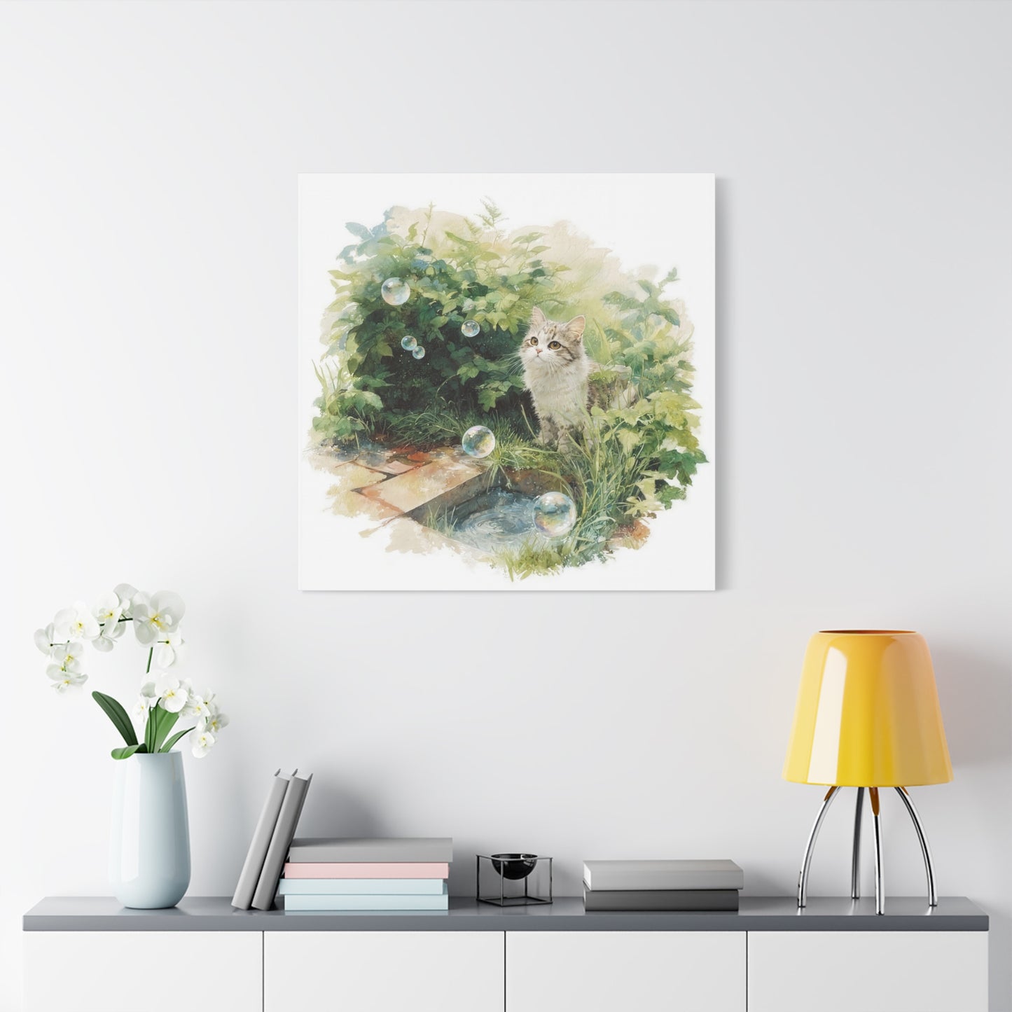 Canvas Print, Cat Lover Wall Art Decor