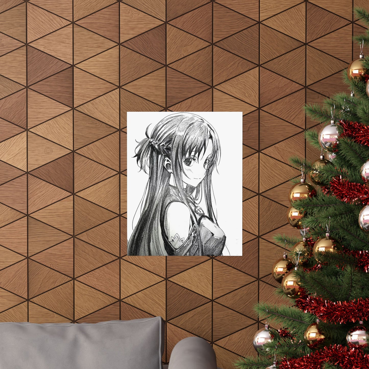 Vertical Posters - Sword Art Online Asuna Sketch