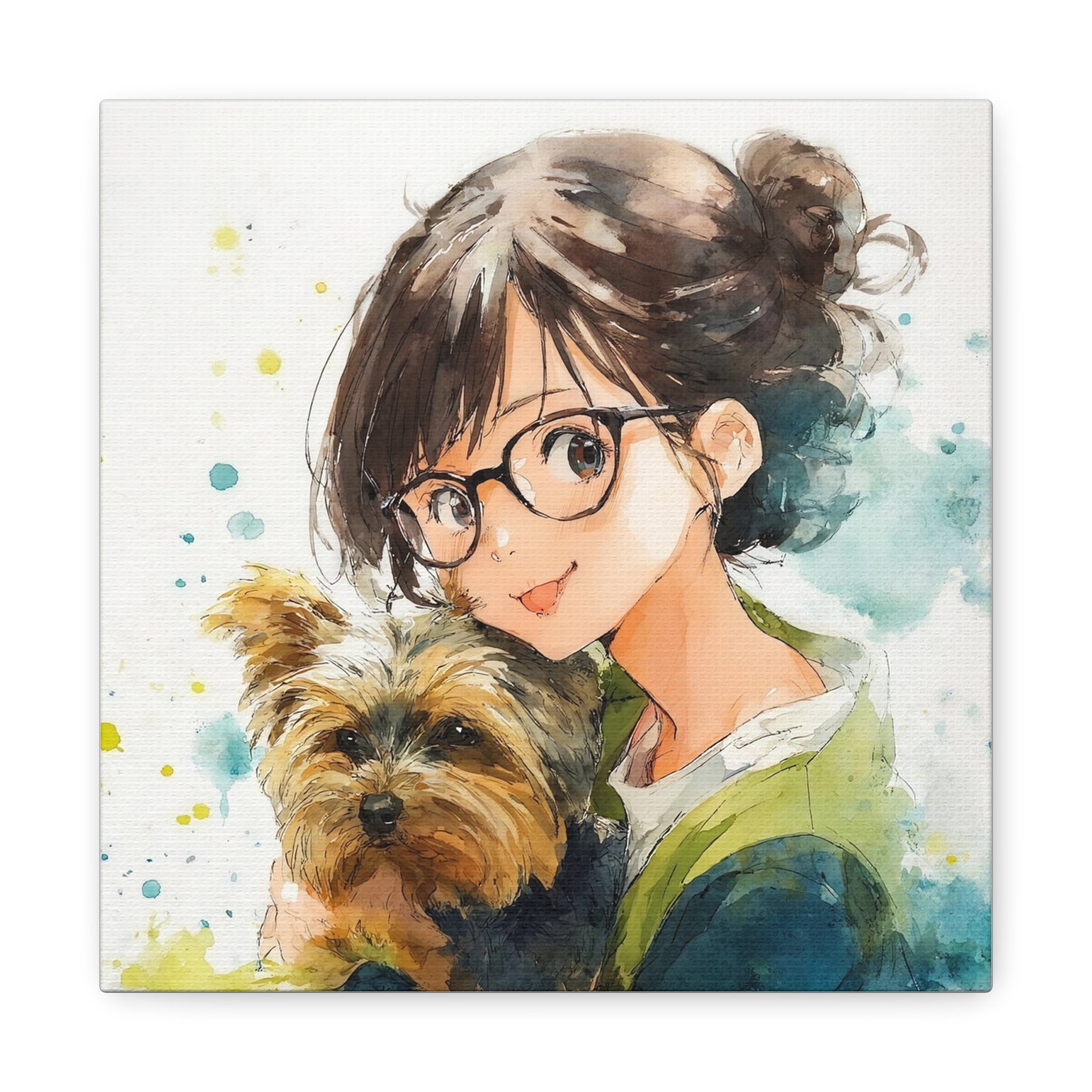 Canvas Print, Yorkshire Terrier Wall Art
