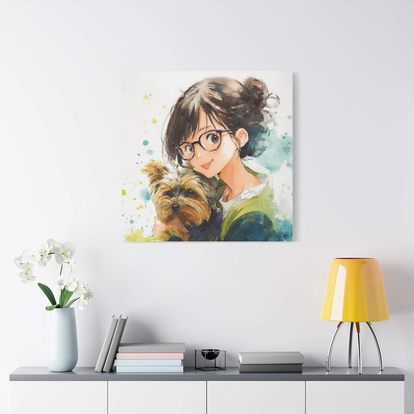 Canvas Print, Yorkshire Terrier Wall Art