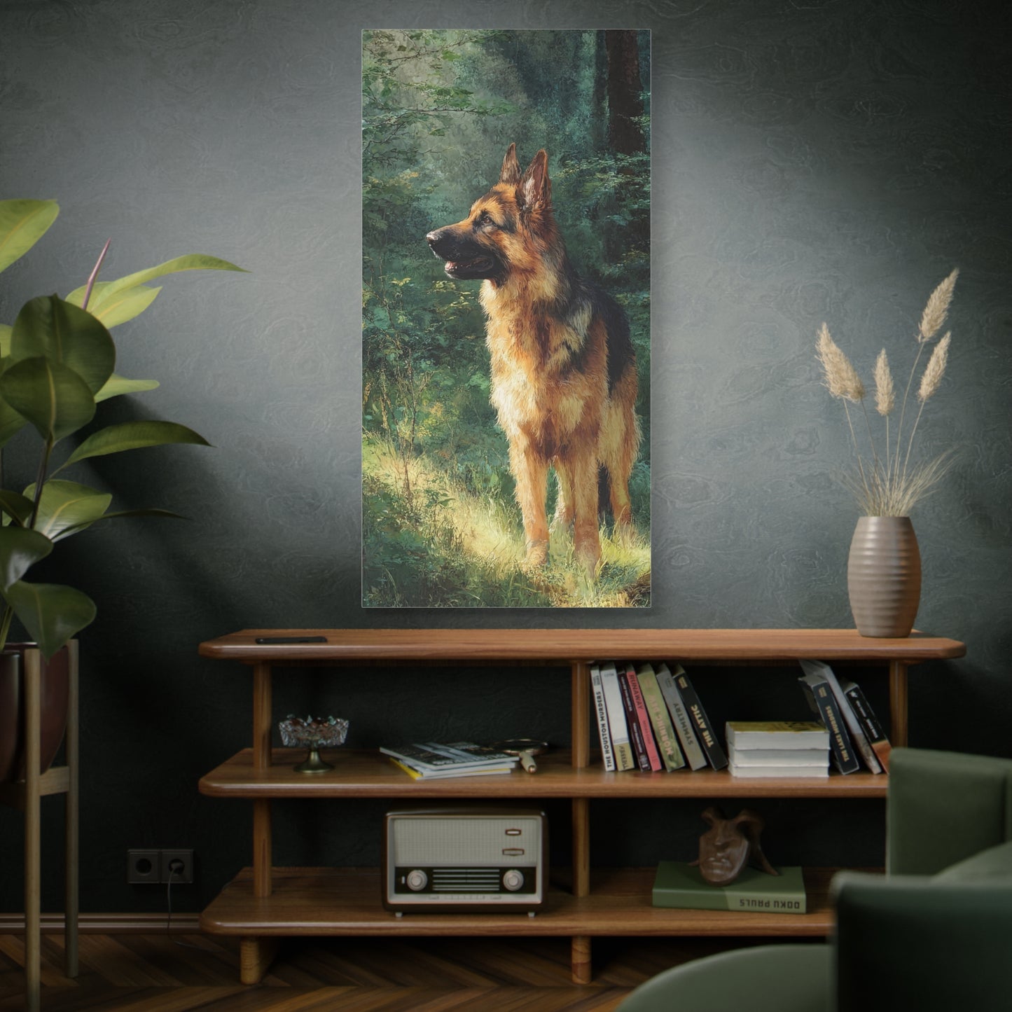 German Shepherd Canvas Wall Art