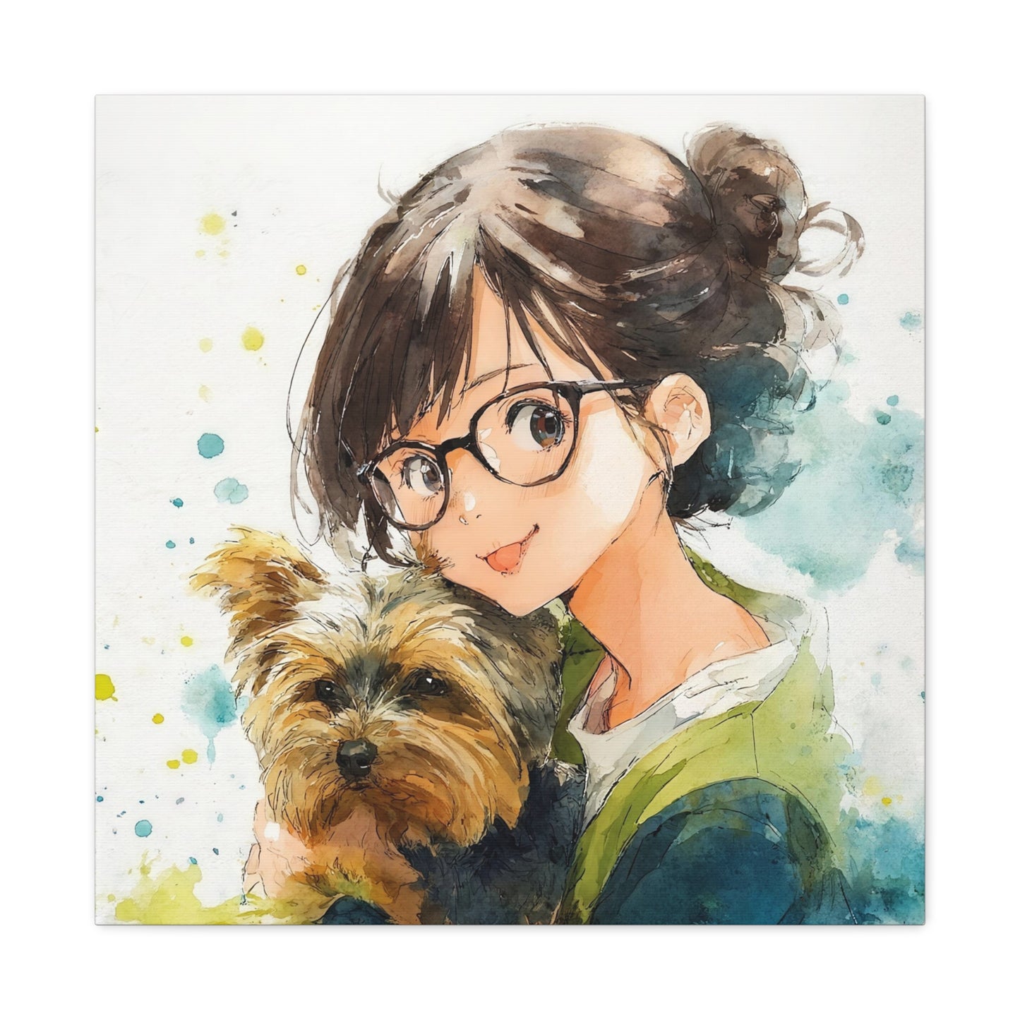 Canvas Print, Yorkshire Terrier Wall Art