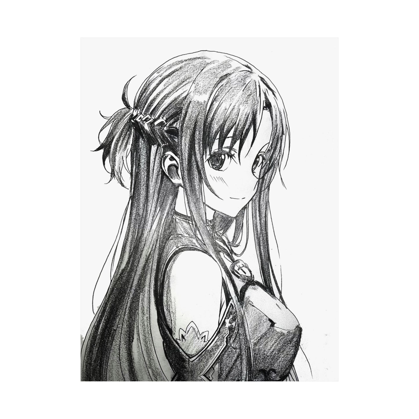 Vertical Posters - Sword Art Online Asuna Sketch