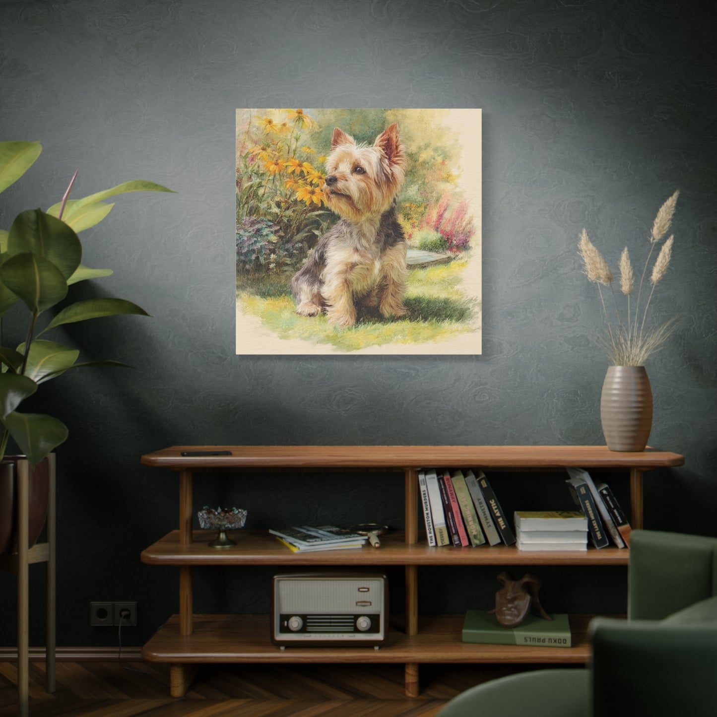 Canvas Wall Art, Dog Lover Decor, Pet Portrait