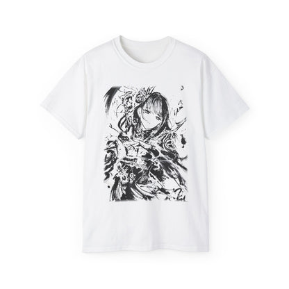 Unisex Ultra Cotton Tee (Raiden Ei From Genshin Impact By FateArtGallery)