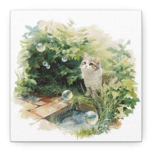 Canvas Print, Cat Lover Wall Art Decor