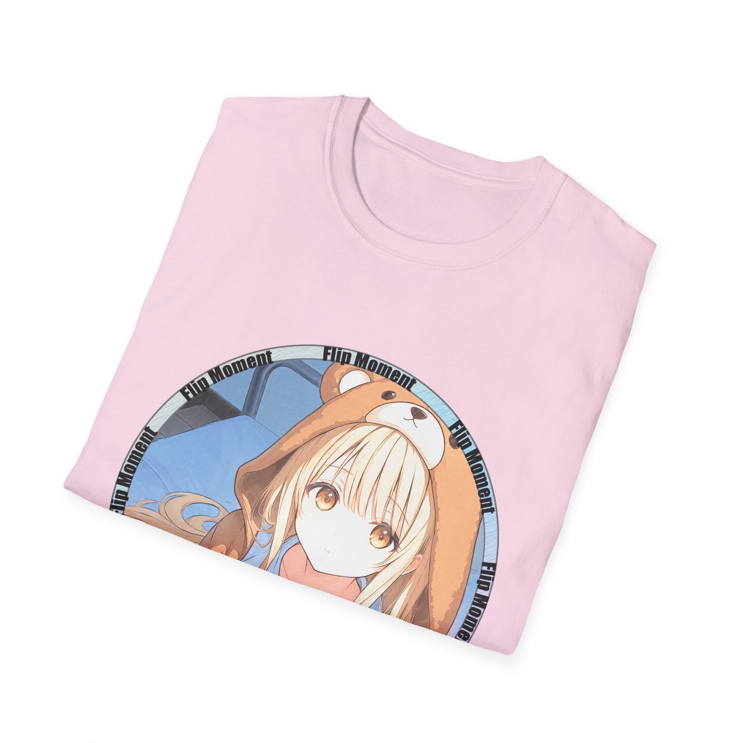 Kawaii Anime Mahiru Unisex Softstyle T-Shirt, Cute Japanese Cartoon Character Tee, Manga Art Shirt, Casual Anime Lover Top, Graphic Tee for