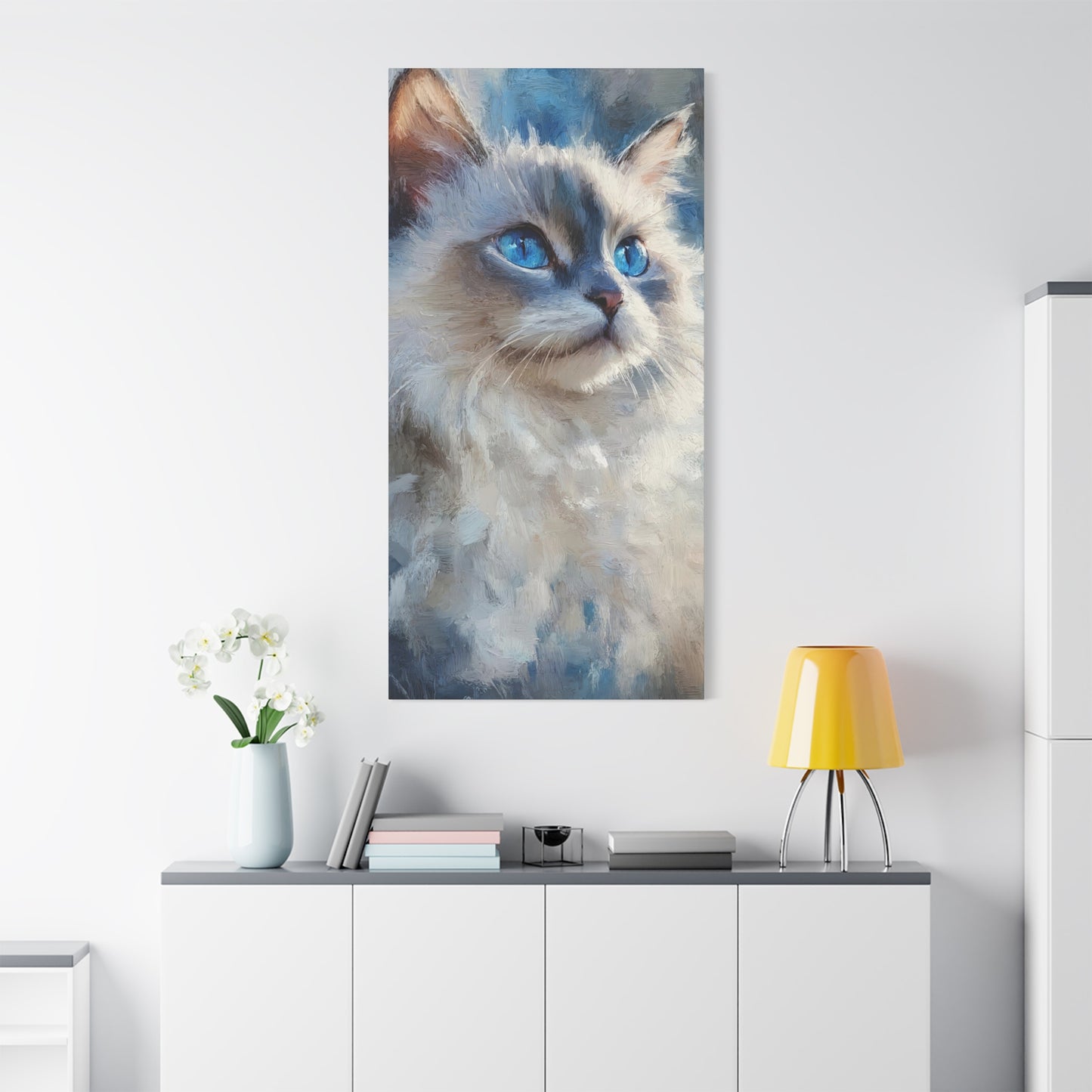Canvas Print - Oil Printing Cat Printed