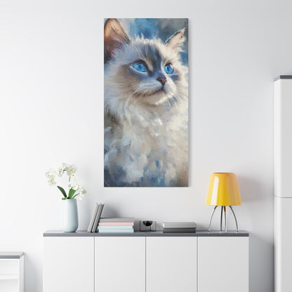 Canvas Print - Oil Printing Cat Printed