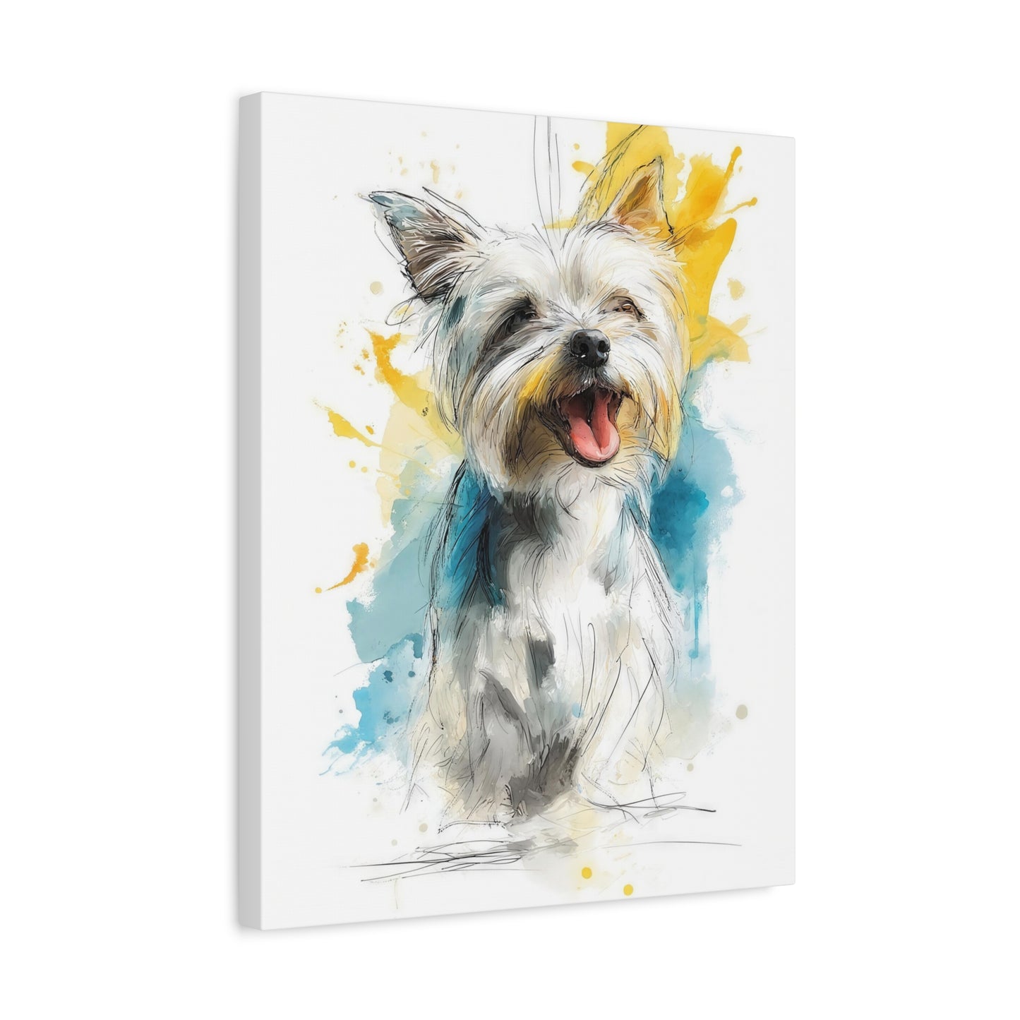 Canvas Print, Yorkshire Terrier Home Decor Art