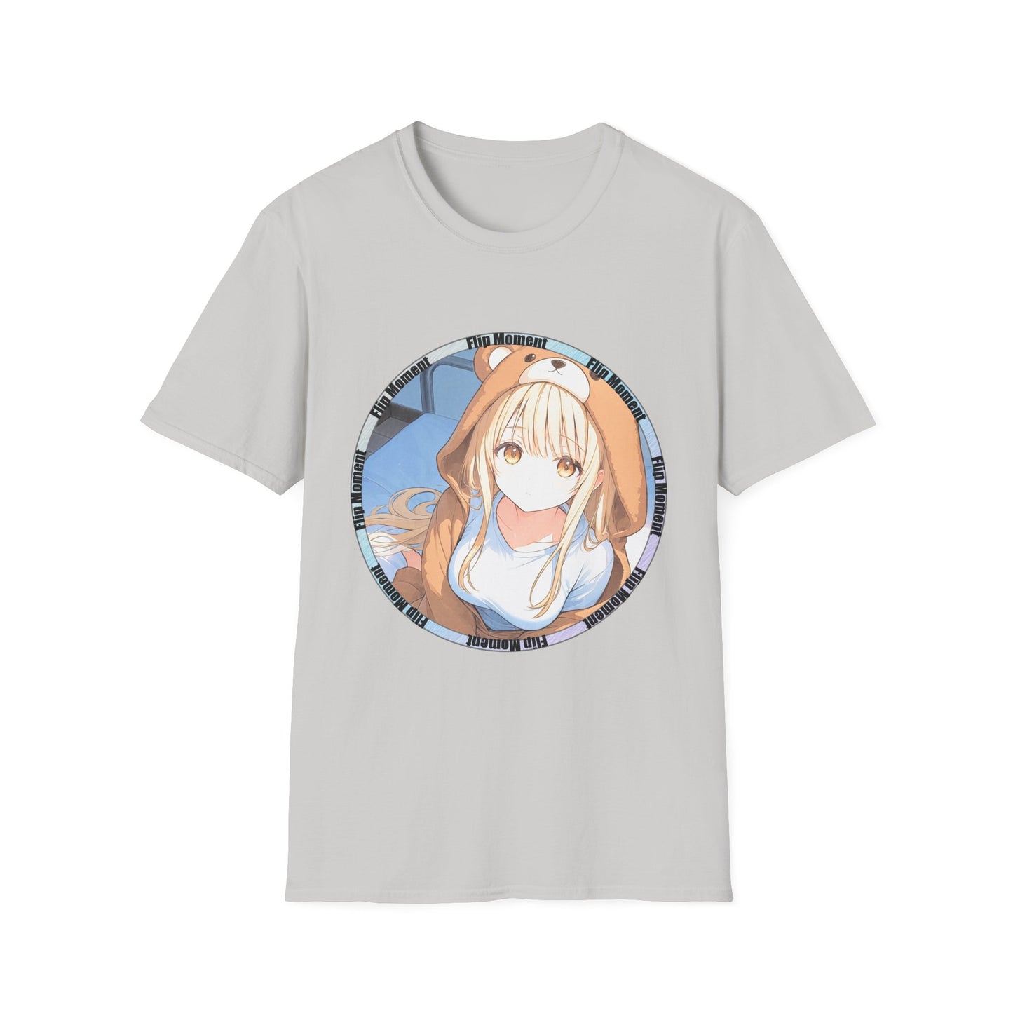 Kawaii Anime Mahiru Unisex Softstyle T-Shirt, Cute Japanese Cartoon Character Tee, Manga Art Shirt, Casual Anime Lover Top, Graphic Tee for