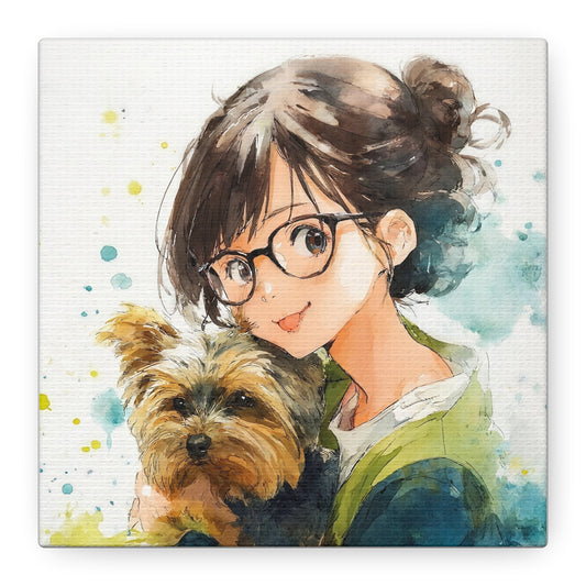 Canvas Print, Yorkshire Terrier Wall Art