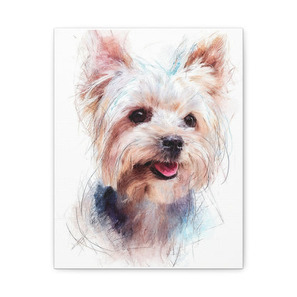 Canvas Print, Yorkshire Terrier Wall Art
