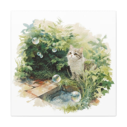 Canvas Print, Cat Lover Wall Art Decor