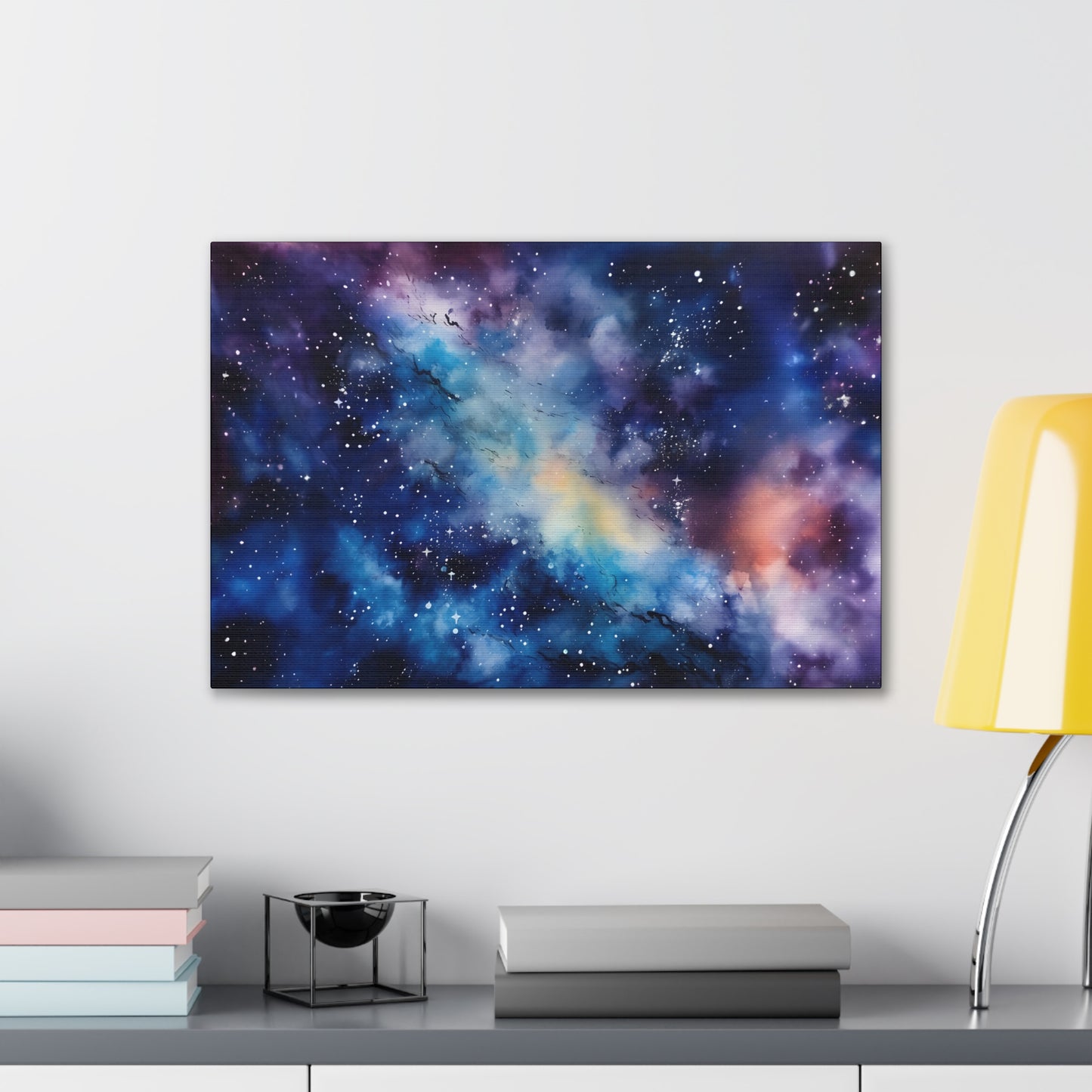 Galaxy Star Ocean Canvas Printed