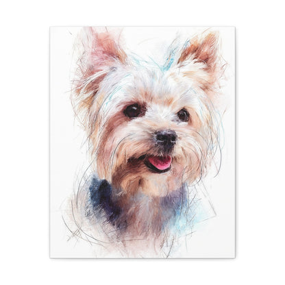 Canvas Print, Yorkshire Terrier Wall Art