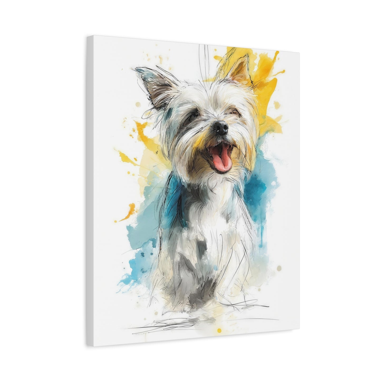 Canvas Print, Yorkshire Terrier Home Decor Art