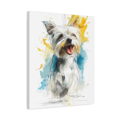 Canvas Print, Yorkshire Terrier Home Decor Art