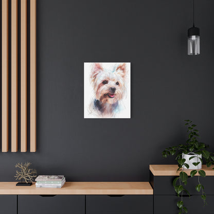 Canvas Print, Yorkshire Terrier Wall Art