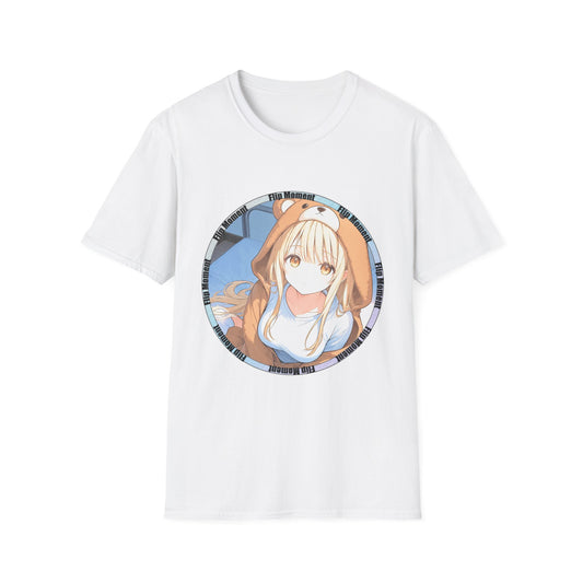 Kawaii Anime Mahiru Unisex Softstyle T-Shirt, Cute Japanese Cartoon Character Tee, Manga Art Shirt, Casual Anime Lover Top, Graphic Tee for