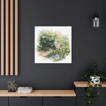 Canvas Print, Cat Lover Wall Art Decor
