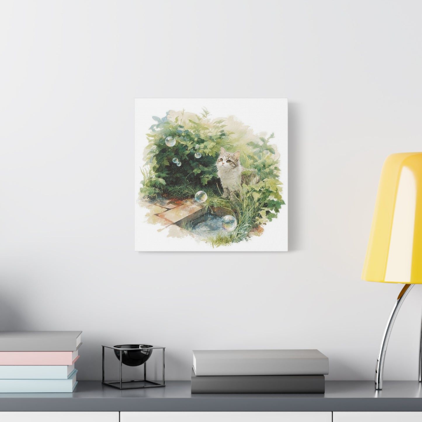 Canvas Print, Cat Lover Wall Art Decor