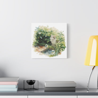 Canvas Print, Cat Lover Wall Art Decor