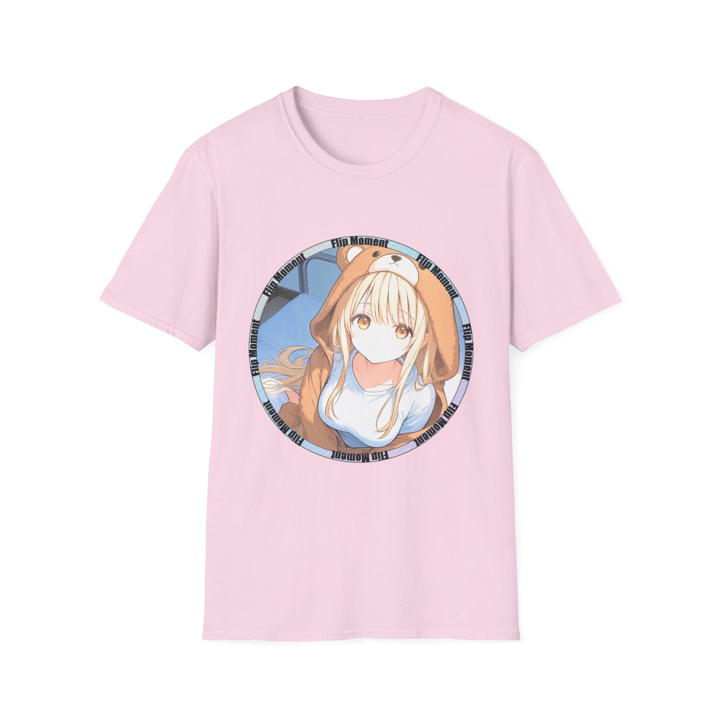 Kawaii Anime Mahiru Unisex Softstyle T-Shirt, Cute Japanese Cartoon Character Tee, Manga Art Shirt, Casual Anime Lover Top, Graphic Tee for