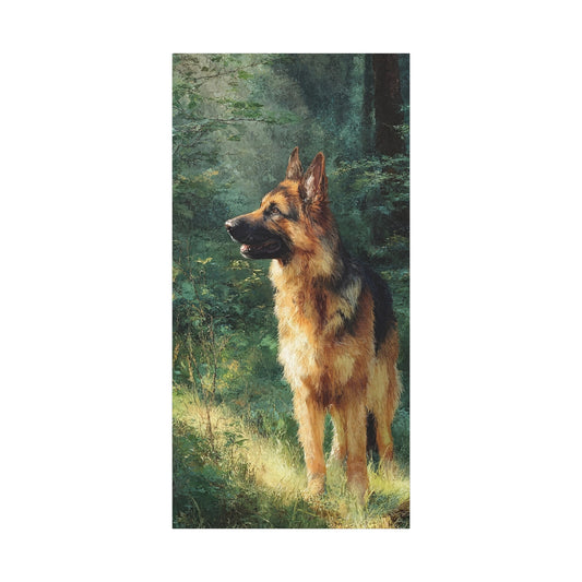 German Shepherd Canvas Wall Art