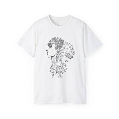 Berserk Guts and Griffith Unisex Tee, Anime Manga Fan Shirt