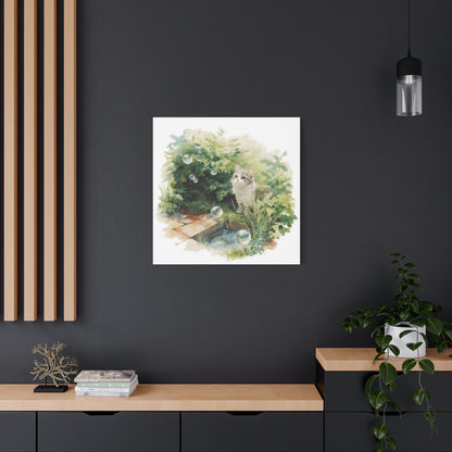 Canvas Print, Cat Lover Wall Art Decor