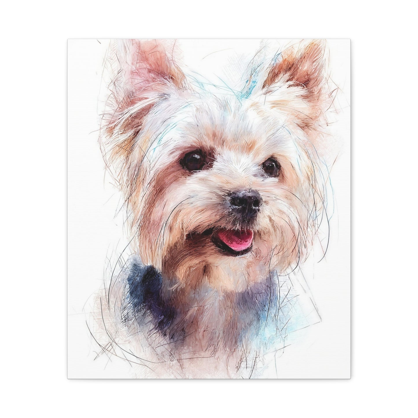 Canvas Print, Yorkshire Terrier Wall Art