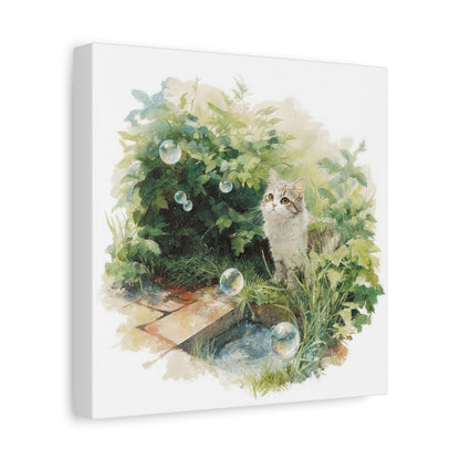 Canvas Print, Cat Lover Wall Art Decor