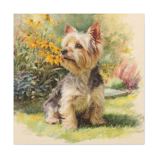 Canvas Wall Art, Dog Lover Decor, Pet Portrait