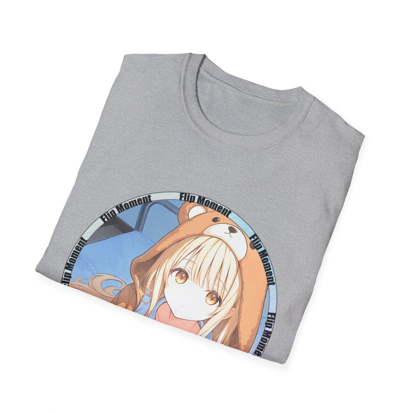 Kawaii Anime Mahiru Unisex Softstyle T-Shirt, Cute Japanese Cartoon Character Tee, Manga Art Shirt, Casual Anime Lover Top, Graphic Tee for