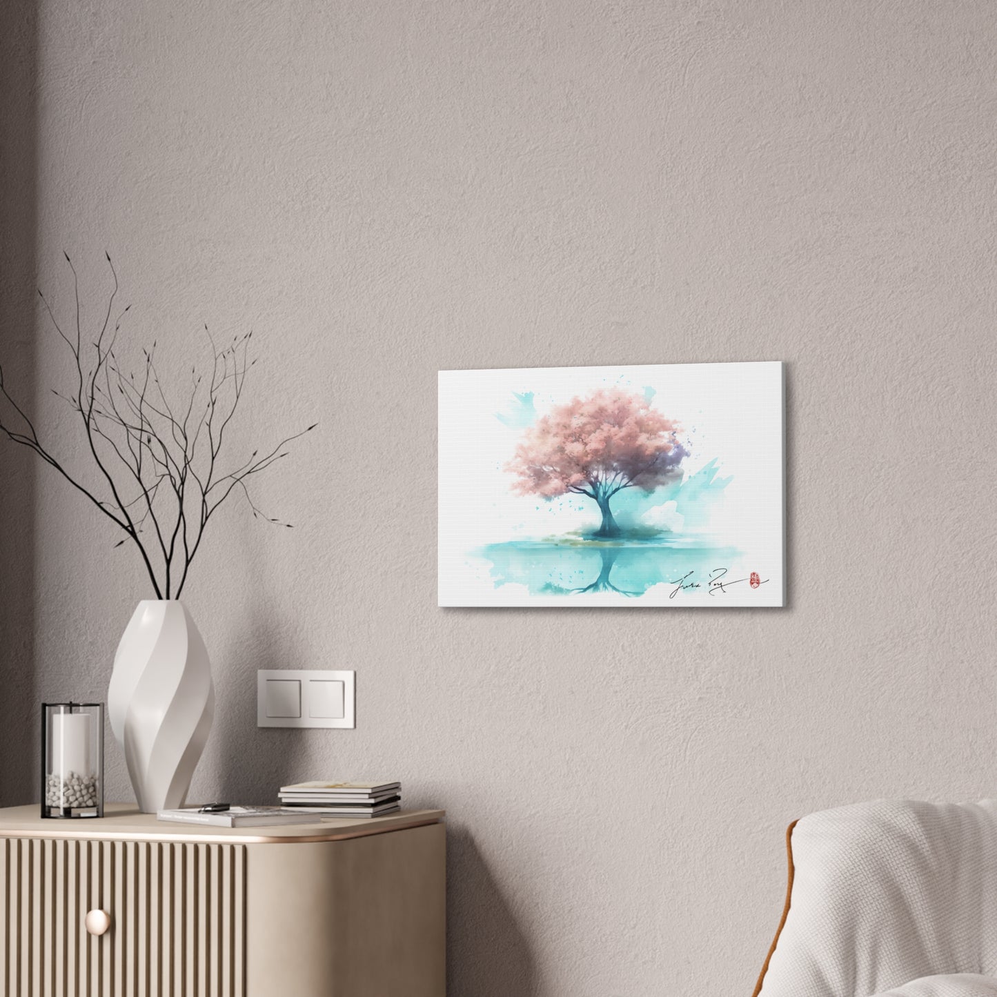 Sakura's Memory Canvas Printed