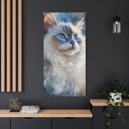 Canvas Print - Oil Printing Cat Printed