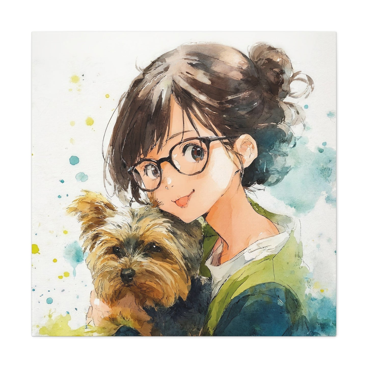 Canvas Print, Yorkshire Terrier Wall Art