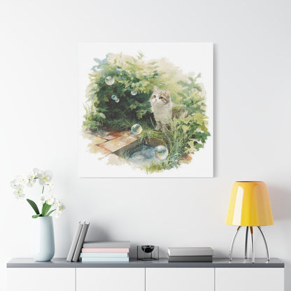 Canvas Print, Cat Lover Wall Art Decor