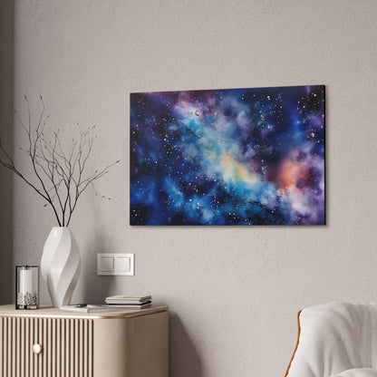 Galaxy Star Ocean Canvas Printed