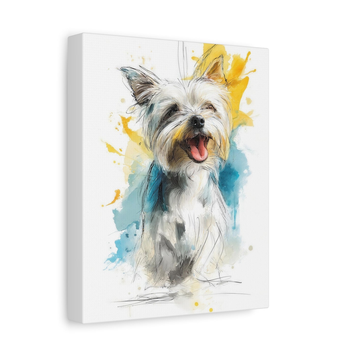 Canvas Print, Yorkshire Terrier Home Decor Art
