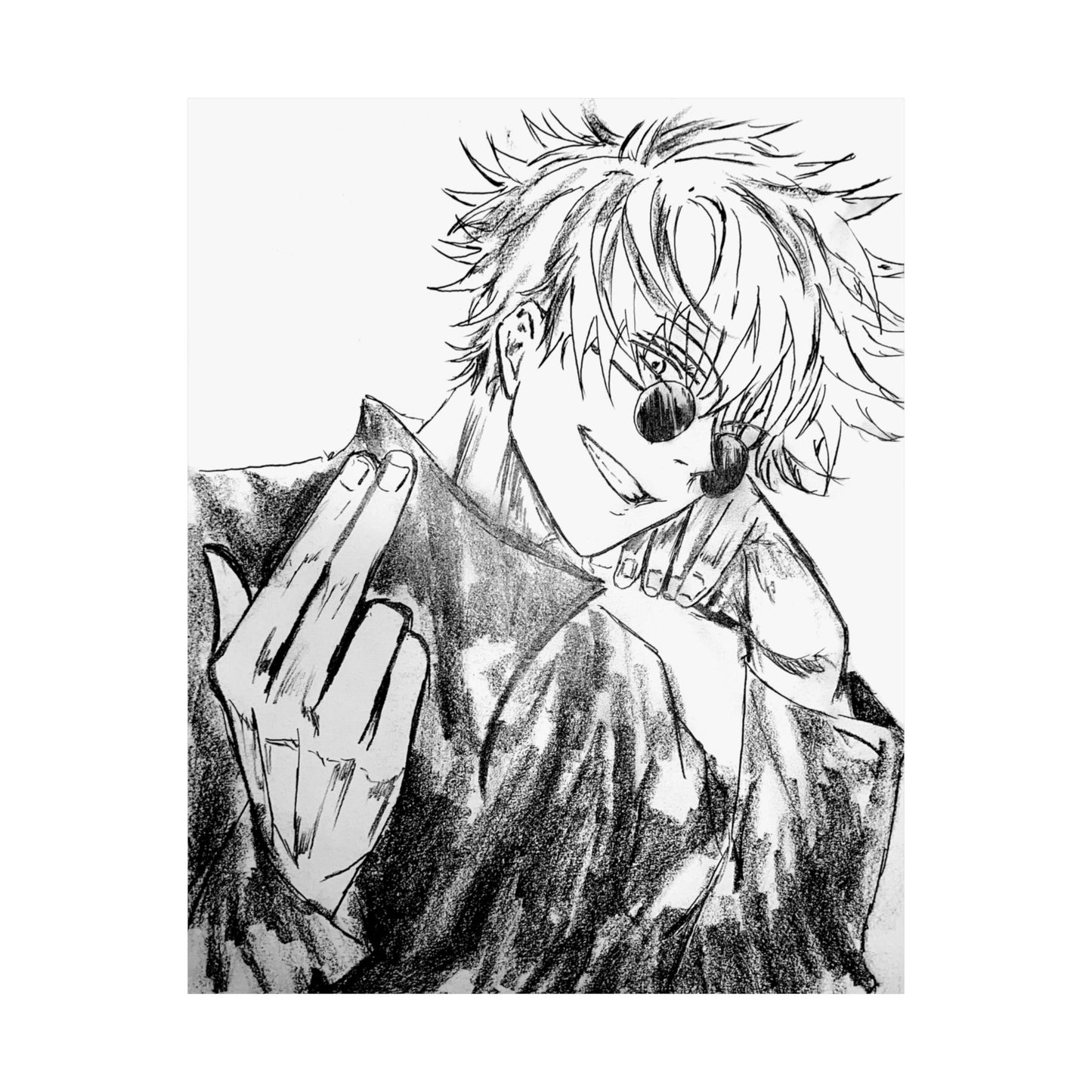 Gojo Jujutsu Kaisen Matte Vertical Poster