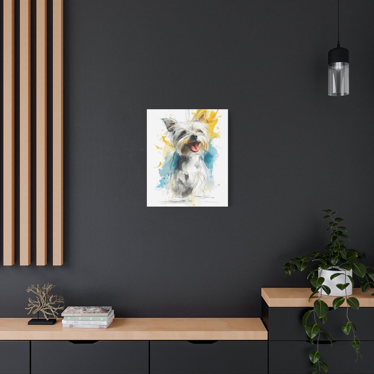 Canvas Print, Yorkshire Terrier Home Decor Art
