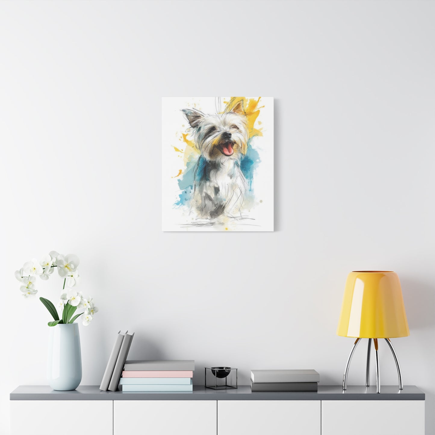 Canvas Print, Yorkshire Terrier Home Decor Art