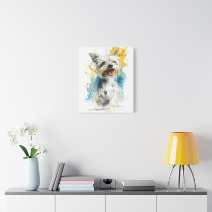 Canvas Print, Yorkshire Terrier Home Decor Art