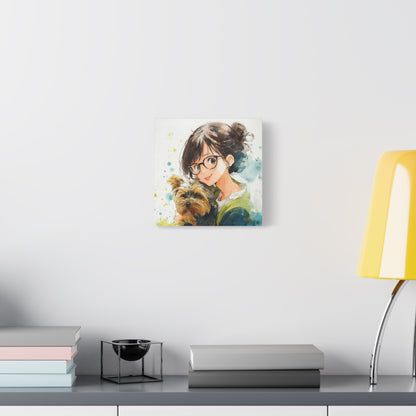 Canvas Print, Yorkshire Terrier Wall Art