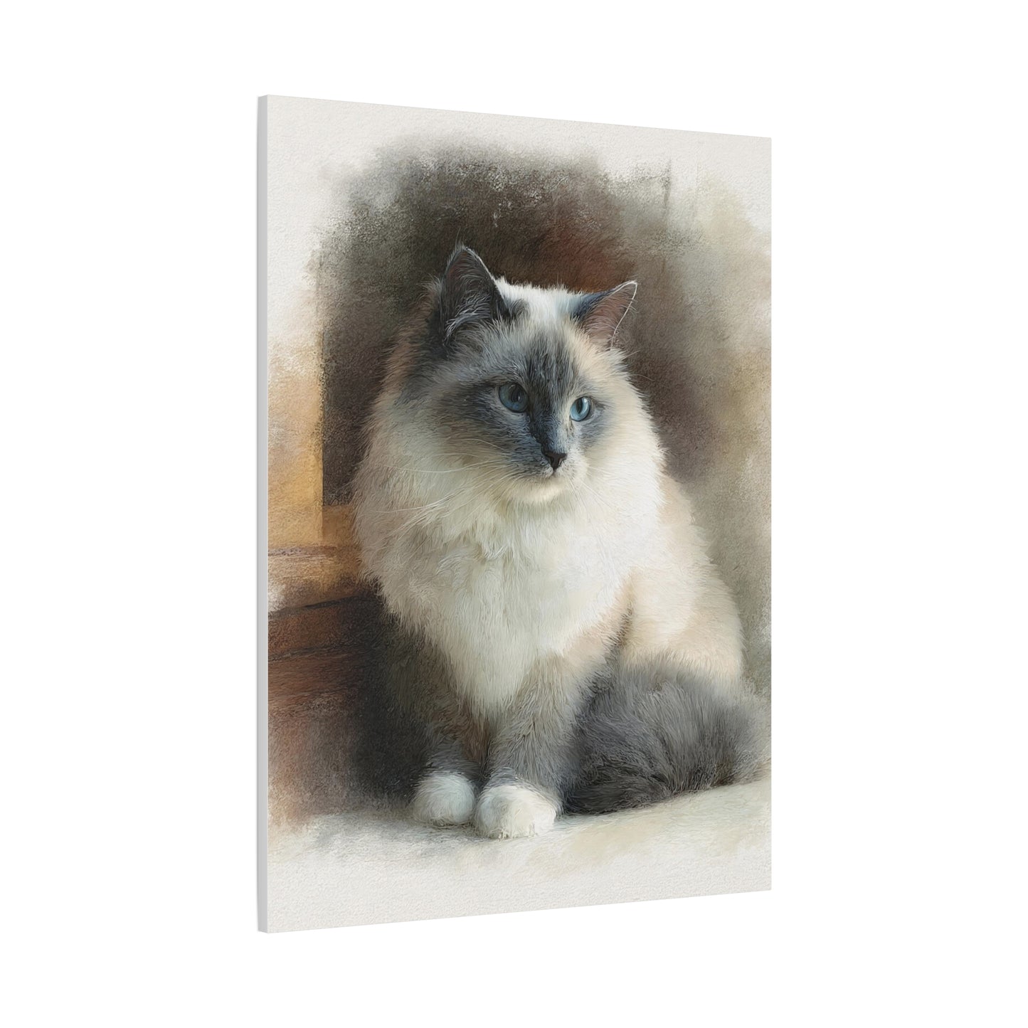 Ragdoll Portrait Canvas Wall Art