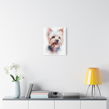 Canvas Print, Yorkshire Terrier Wall Art