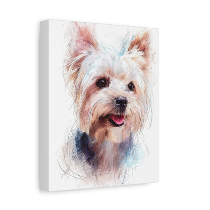 Canvas Print, Yorkshire Terrier Wall Art